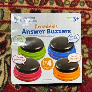 New Learning Resources Recordable Answer Buzzers - Kids Toys